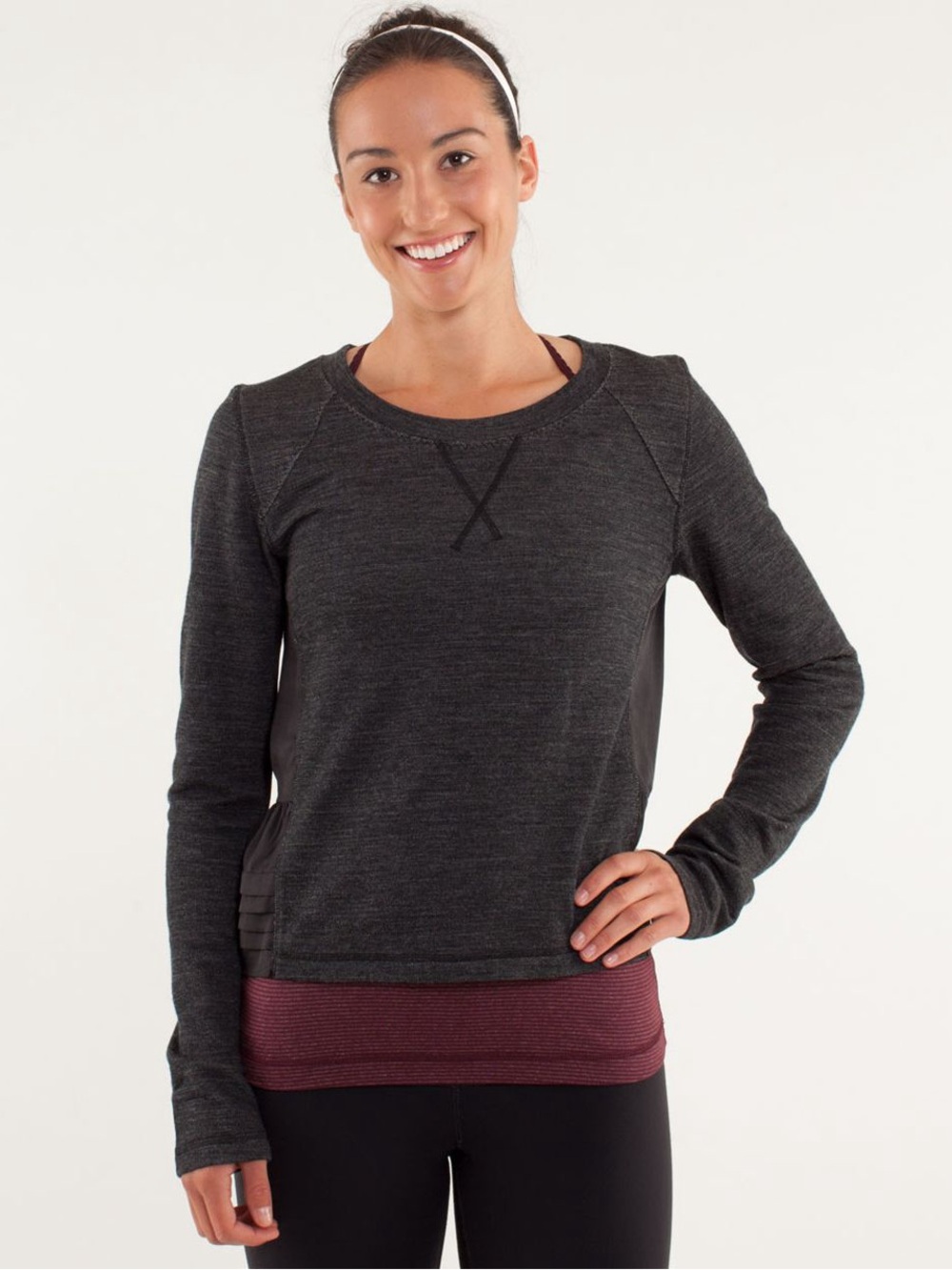 Lululemon Sattva Pullover - Charcoal